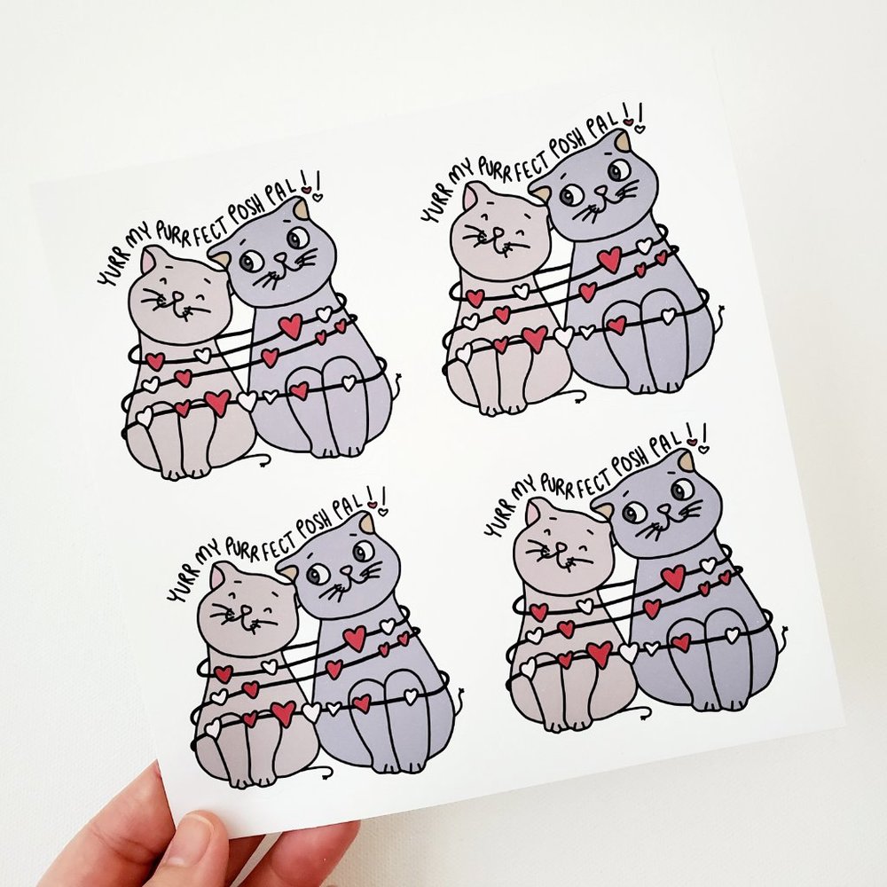 LB058 Poshmark Cat/Kitty Sticker [Price Firm] - Picture 5 of 10